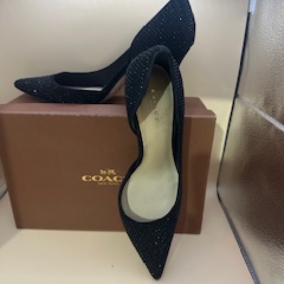 Coach Tibby Suede With Stones Heels - Picture 11 of 15